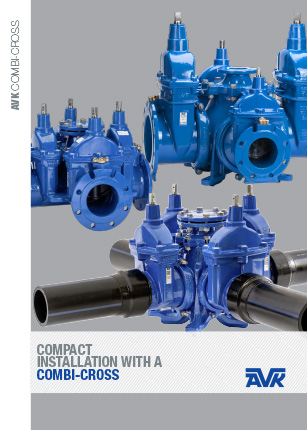 Brochure from AVK about flexible combi cross