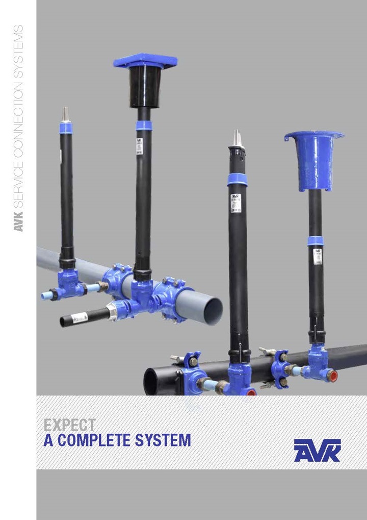 AVK brochure about service connection system